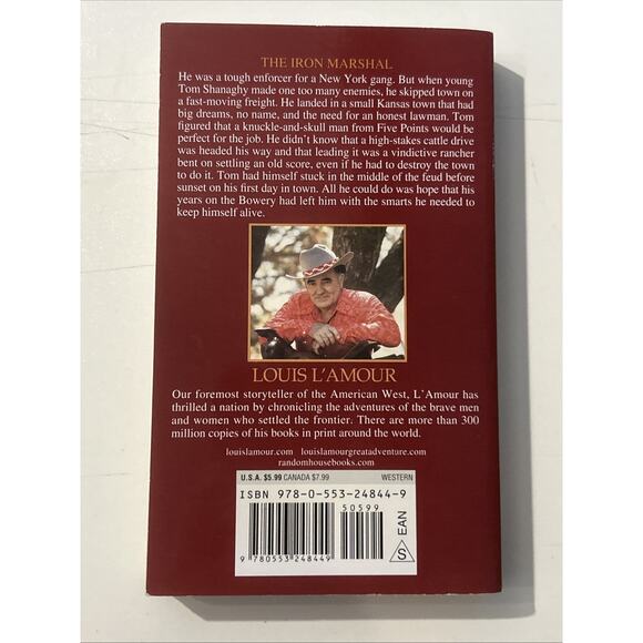 Lot of 5 Louis L' Amour Paperbacks Western Fiction Mass Market - Picture 7 of 11